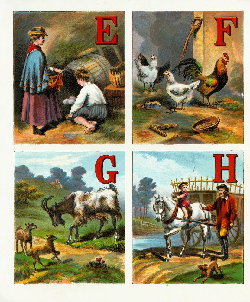 Scan 0007 of Alphabet of country scenes