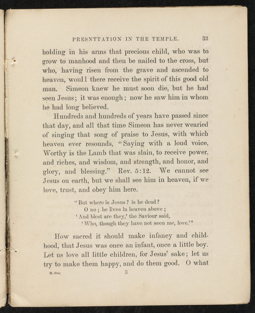 Scan 0037 of The morning star, or, Stories about the childhood of Jesus