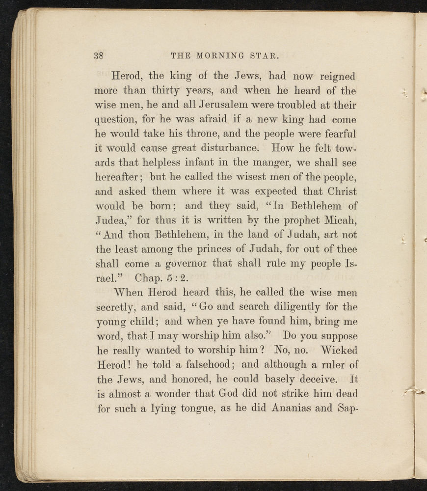 Scan 0042 of The morning star, or, Stories about the childhood of Jesus