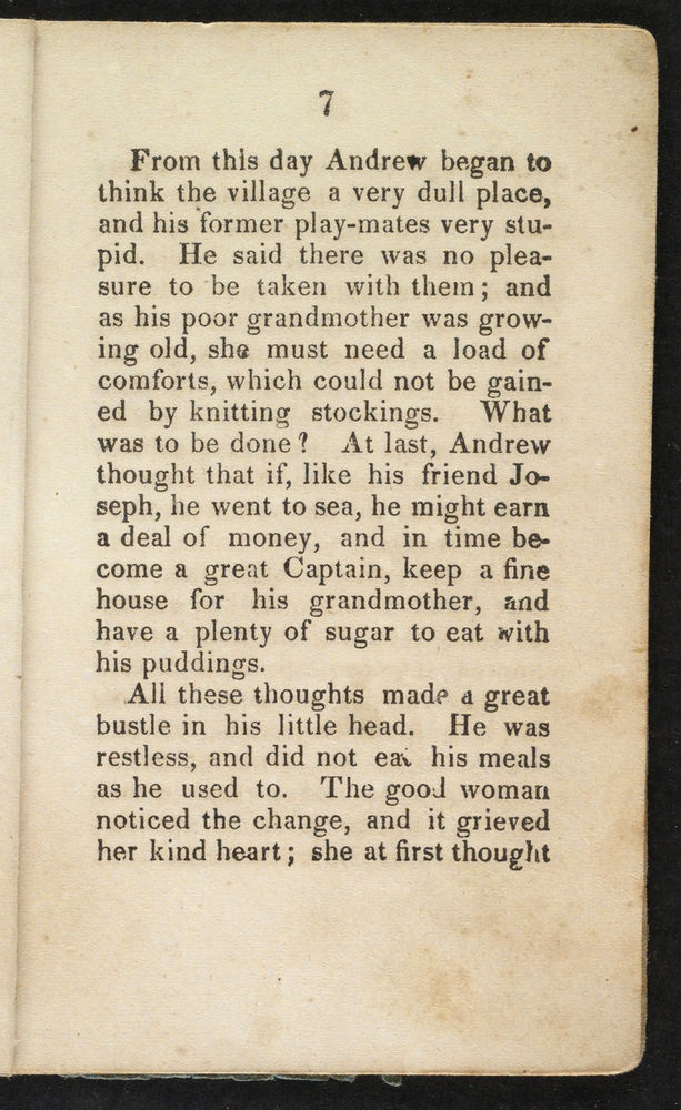 Scan 0009 of The sailor boy, or, The first and last voyage of little Andrew