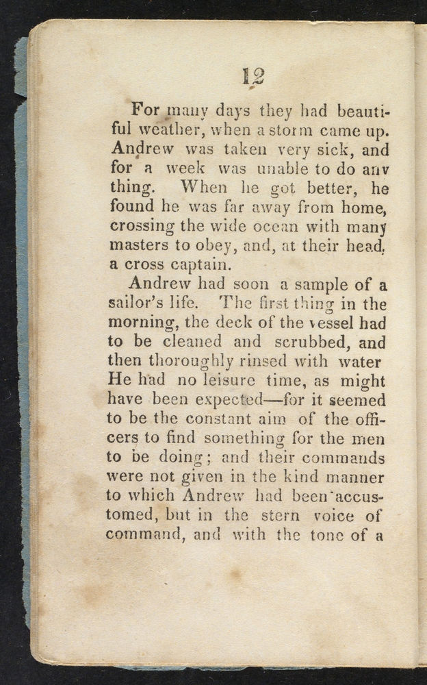 Scan 0014 of The sailor boy, or, The first and last voyage of little Andrew