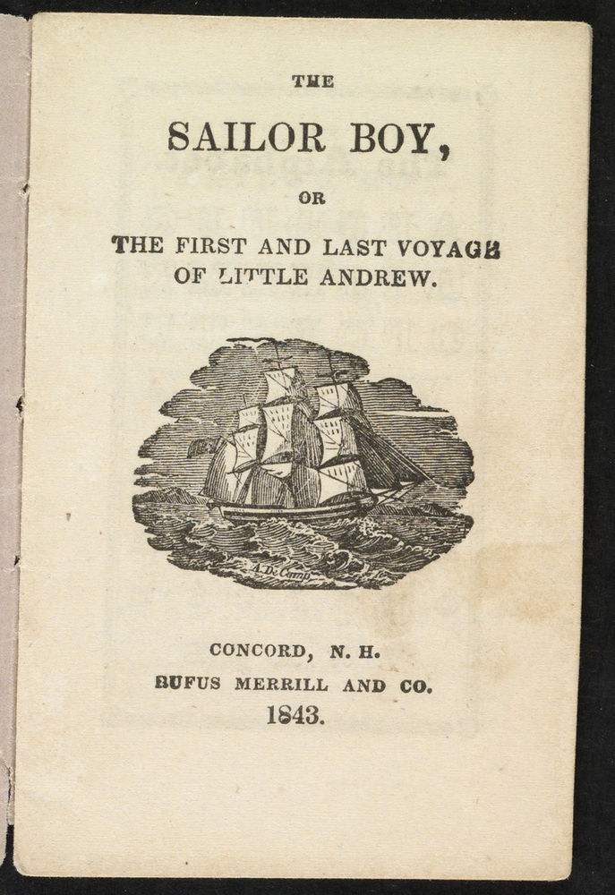 Scan 0003 of The sailor boy, or, The first and last voyage of little Andrew