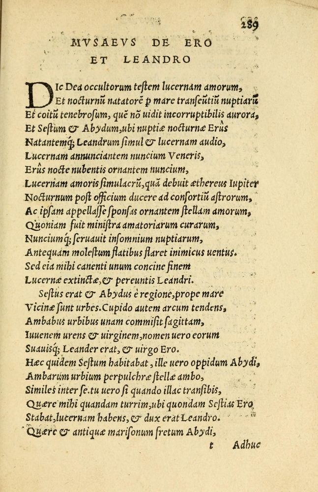Scan 0293 of Aesopi Phrygis Fabellae Graece et Latine