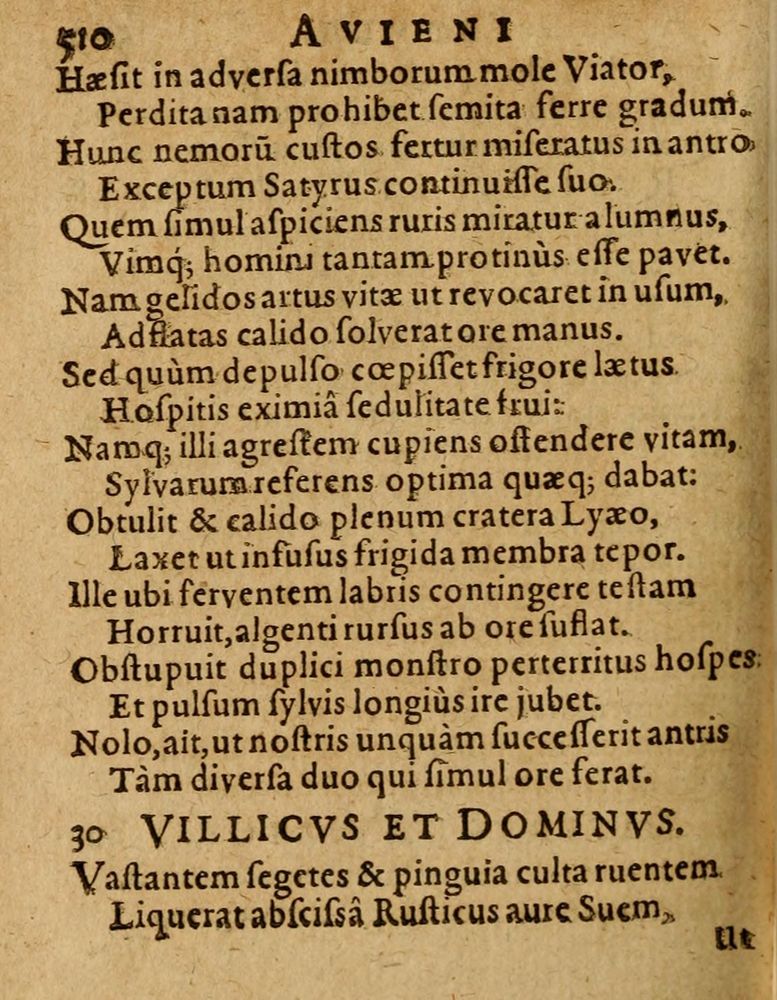 Scan 0516 of Æsopi Phrygis Fabulae graece et latine, cum aliis quibusdam opusculis