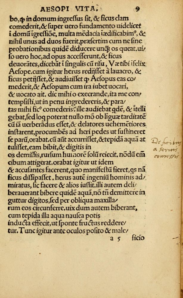 Scan 0013 of Aesopi Phrygis vita et fabellae