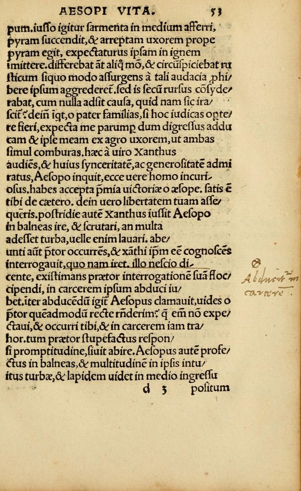 Scan 0058 of Aesopi Phrygis vita et fabellae
