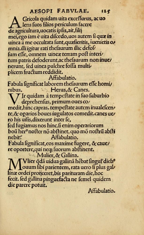 Scan 0130 of Aesopi Phrygis vita et fabellae