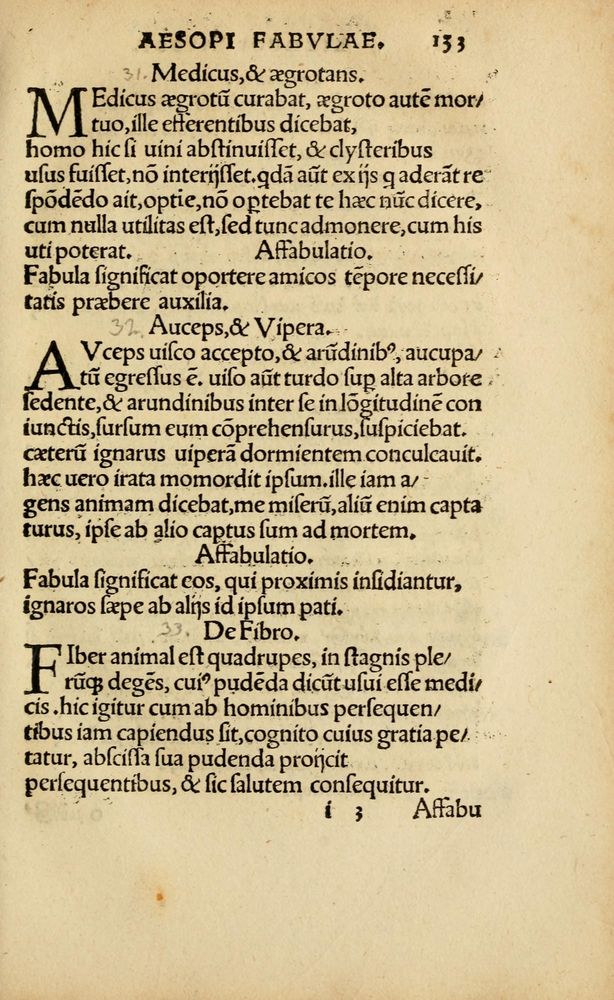 Scan 0138 of Aesopi Phrygis vita et fabellae