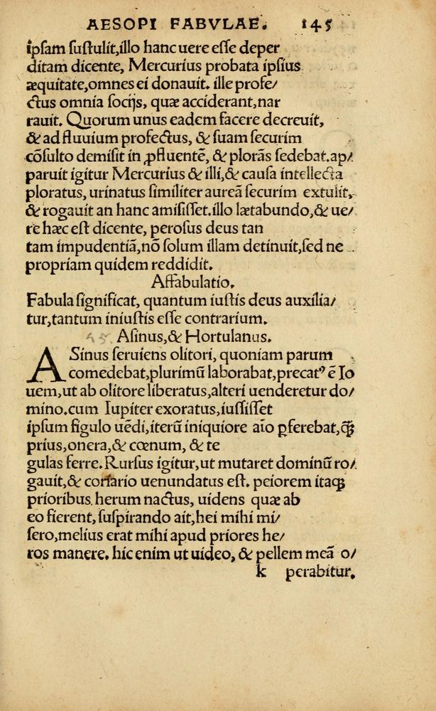 Scan 0150 of Aesopi Phrygis vita et fabellae