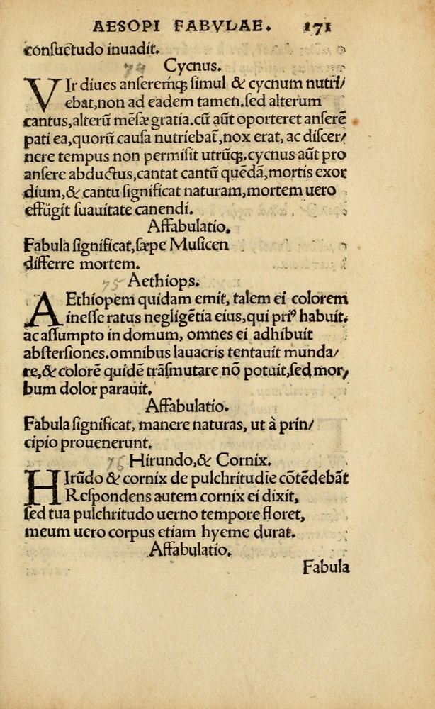 Scan 0176 of Aesopi Phrygis vita et fabellae