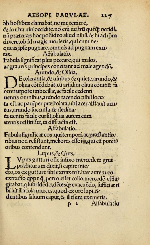 Scan 0232 of Aesopi Phrygis vita et fabellae
