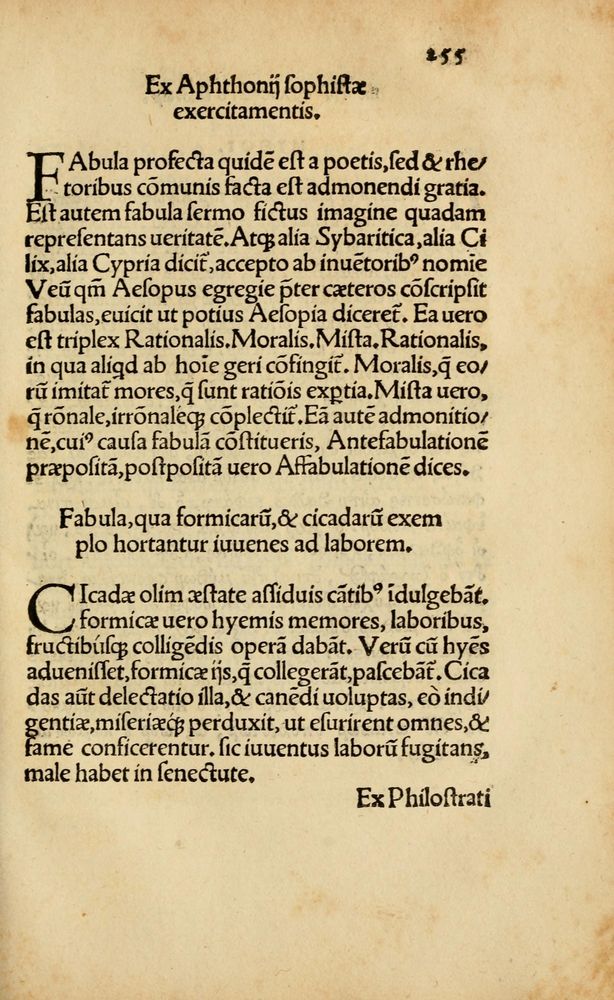 Scan 0259 of Aesopi Phrygis vita et fabellae