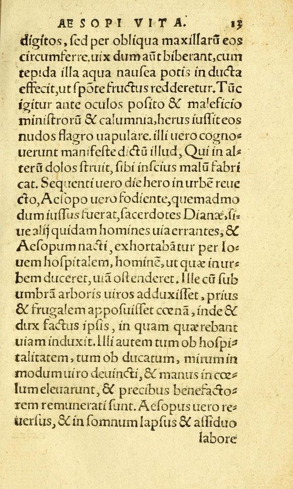 Scan 0021 of Aesopi Phrygis fabvlæ Graece et Latine