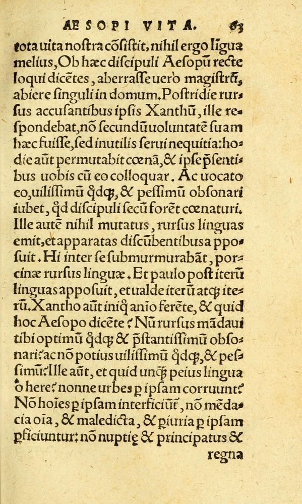 Scan 0071 of Aesopi Phrygis fabvlæ Graece et Latine