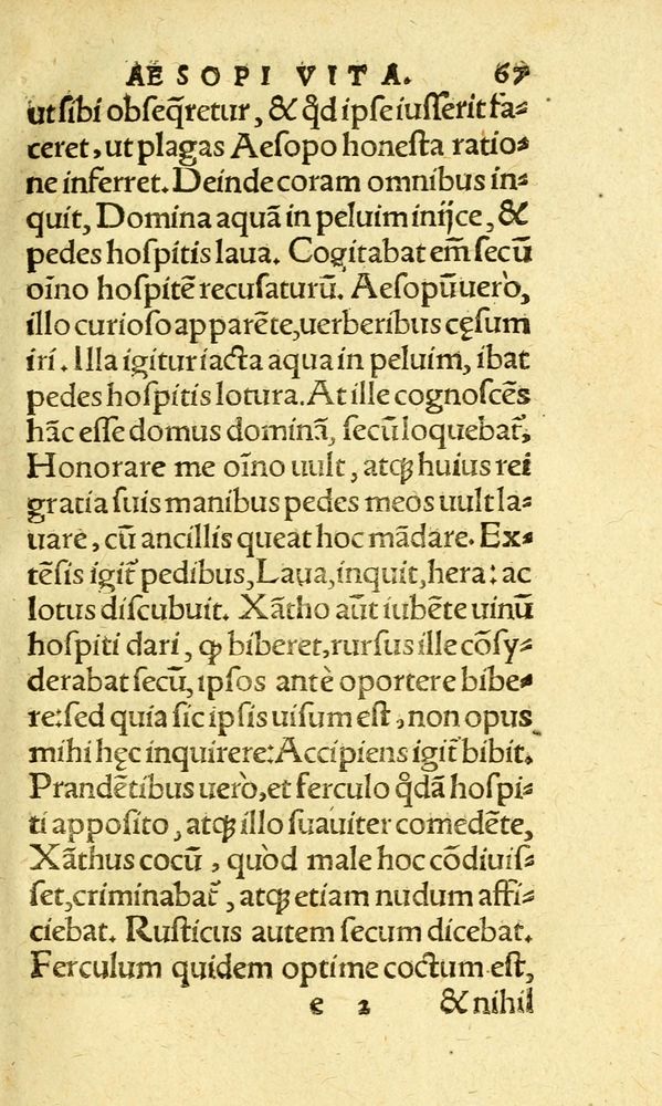 Scan 0075 of Aesopi Phrygis fabvlæ Graece et Latine