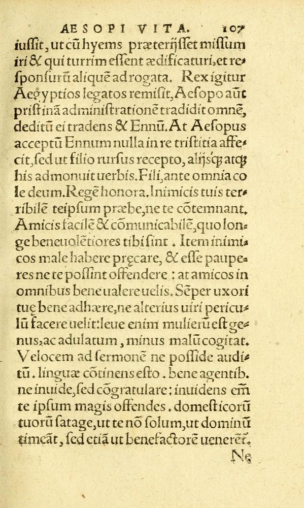 Scan 0115 of Aesopi Phrygis fabvlæ Graece et Latine