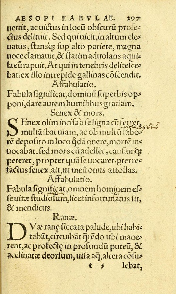 Scan 0305 of Aesopi Phrygis fabvlæ Graece et Latine