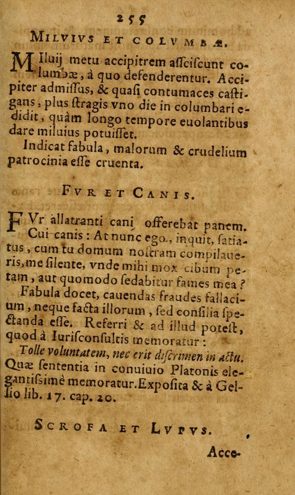 Scan 0279 of Fabulae c. Aesopicae