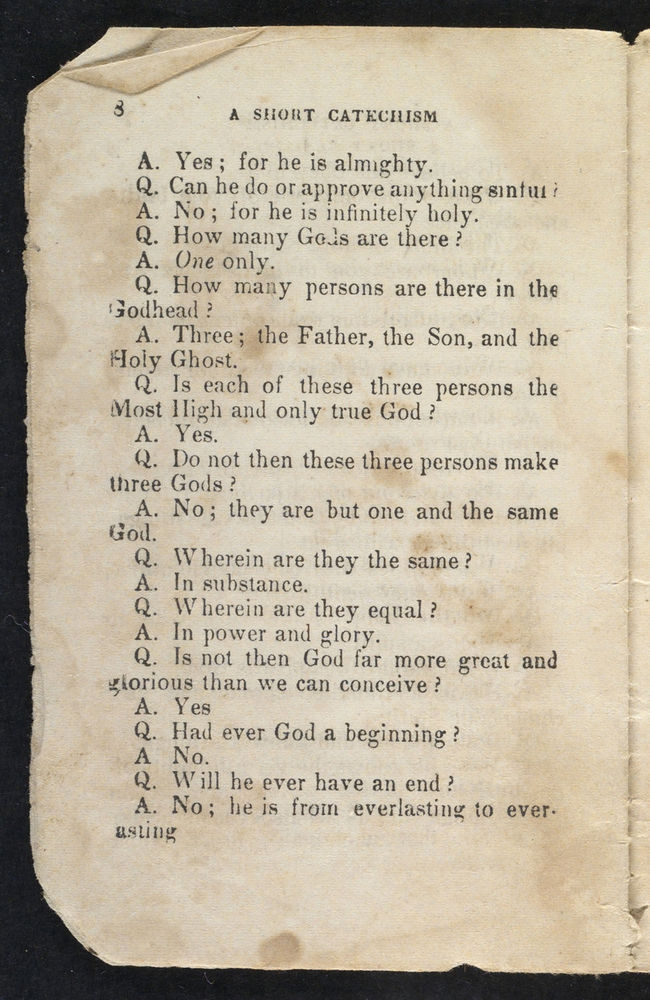 Scan 0010 of A short catechism for young children