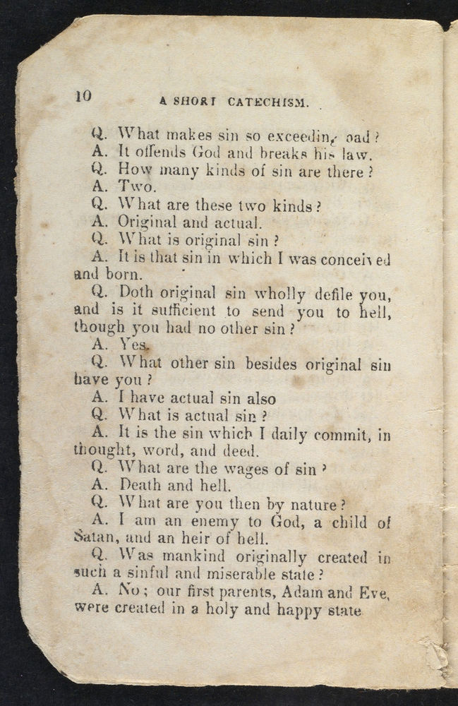 Scan 0012 of A short catechism for young children