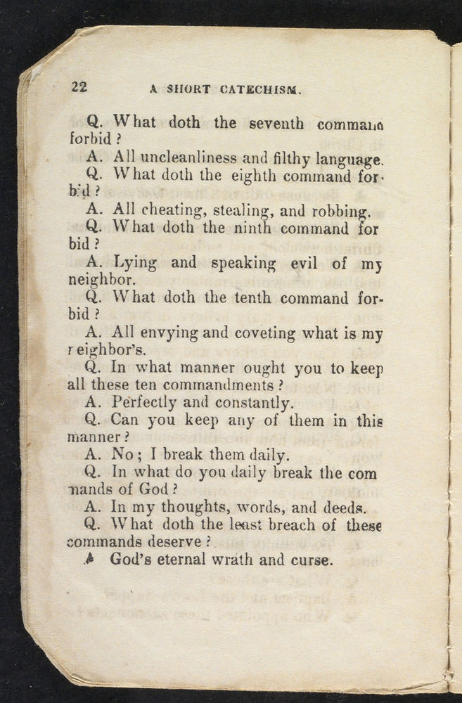 Scan 0024 of A short catechism for young children