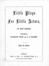 Thumbnail 0004 of Little plays for little actors