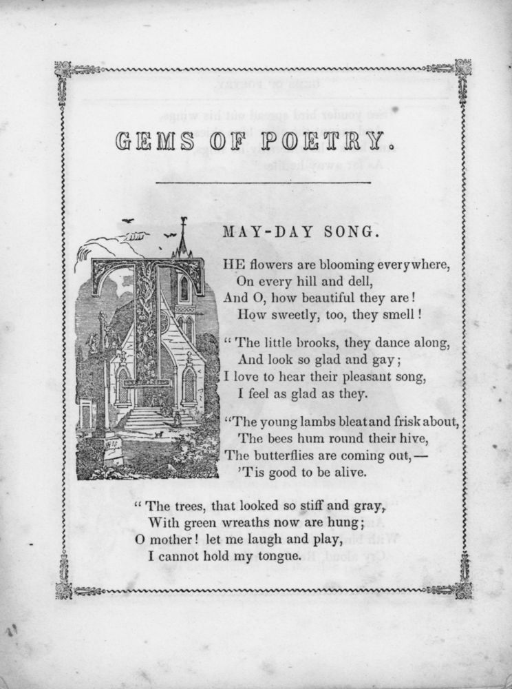 Scan 0005 of Gems of poetry for girls and boys