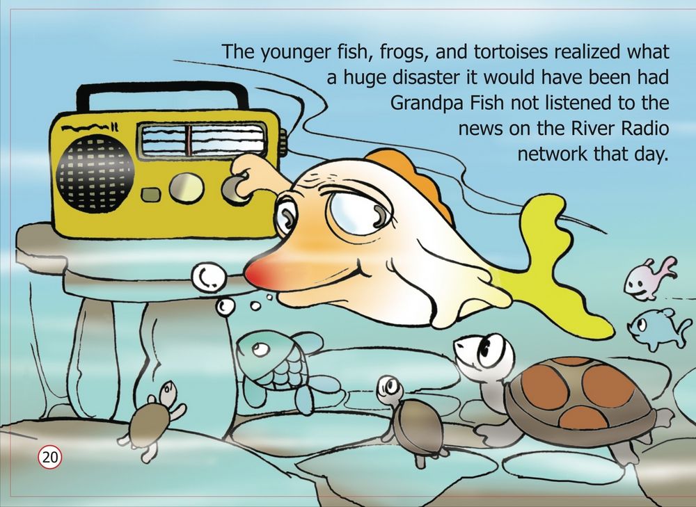 Scan 0022 of Grandpa Fish and the radio