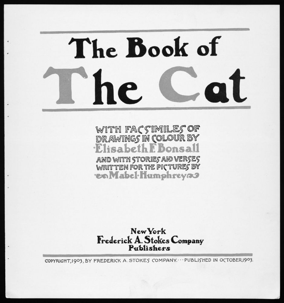 Scan 0009 of The book of the cat