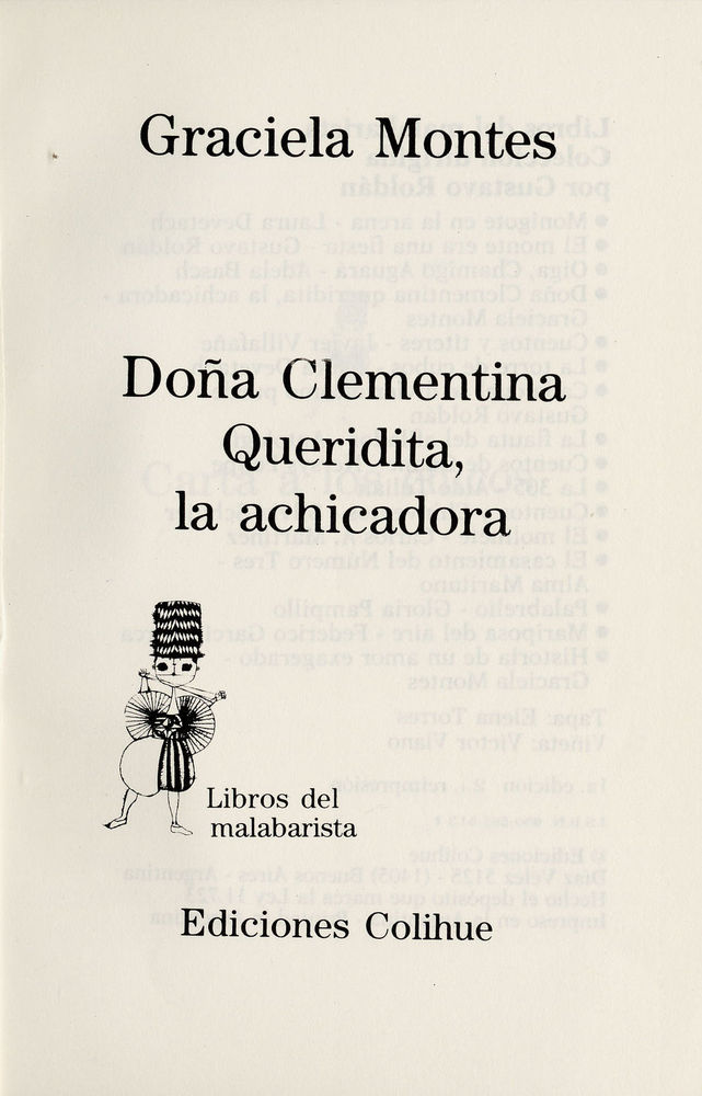 Scan 0005 of Dõna Clementina queridita, la achicadora