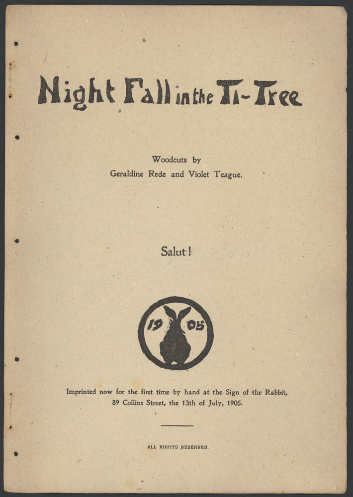 Scan 0004 of Night fall in the ti-tree