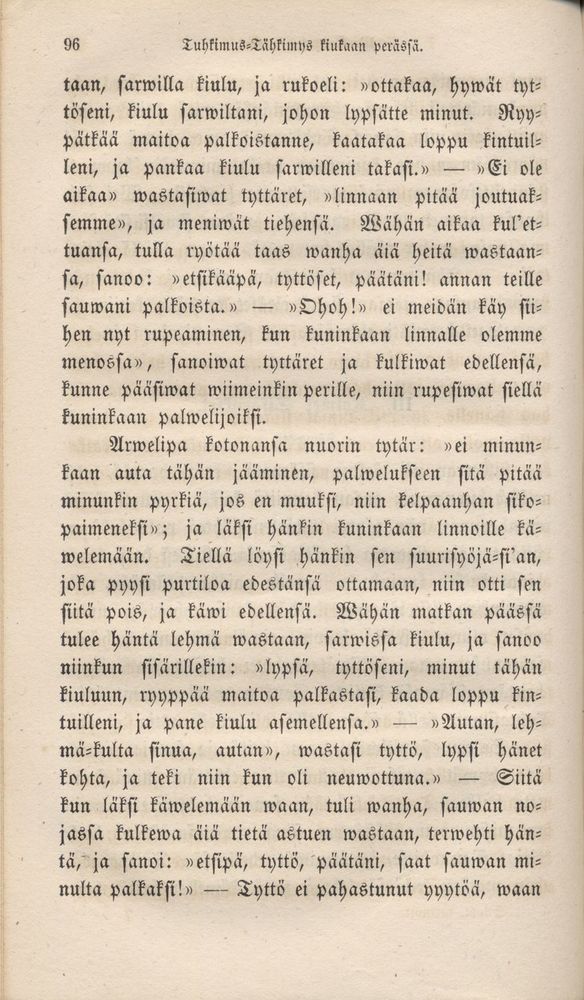Scan 0104 of Suomen kansan satuja ja tarinoita