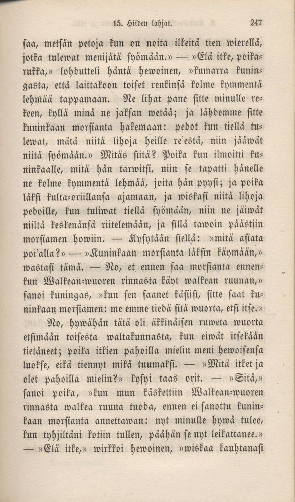 Scan 0255 of Suomen kansan satuja ja tarinoita