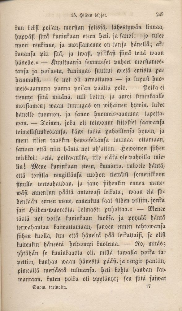 Scan 0257 of Suomen kansan satuja ja tarinoita