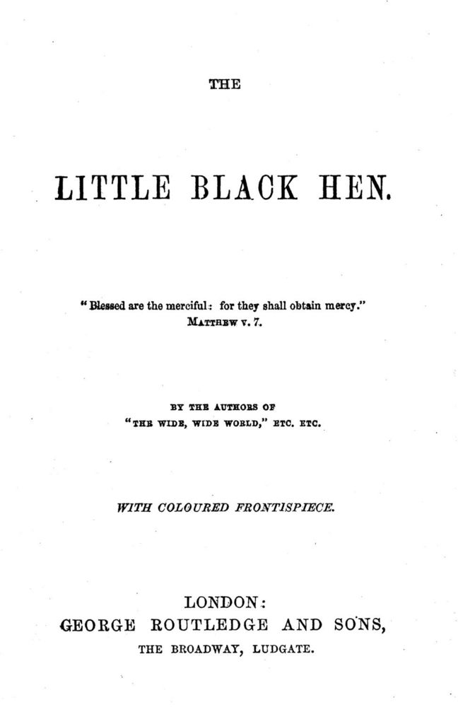 Scan 0005 of Little black hen